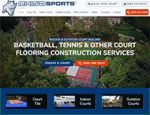 Tablet Screenshot of miamibasketballcourts.com